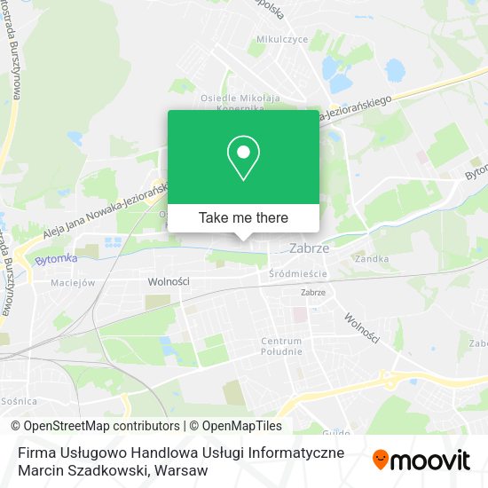 Firma Usługowo Handlowa Usługi Informatyczne Marcin Szadkowski map