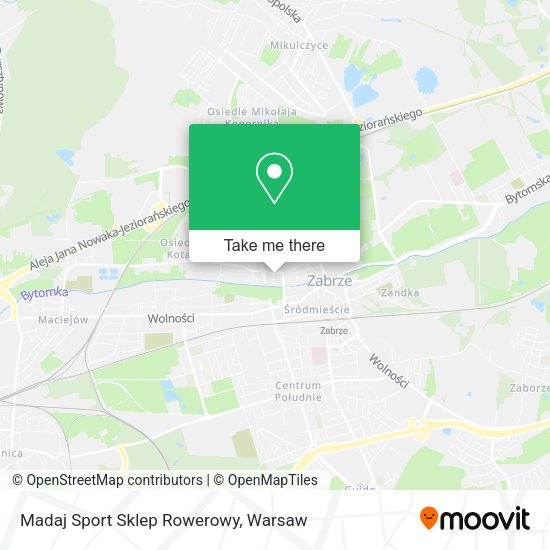 Madaj Sport Sklep Rowerowy map