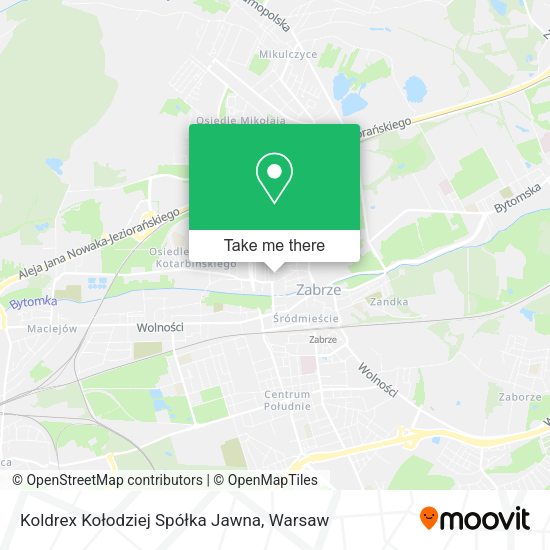 Koldrex Kołodziej Spółka Jawna map