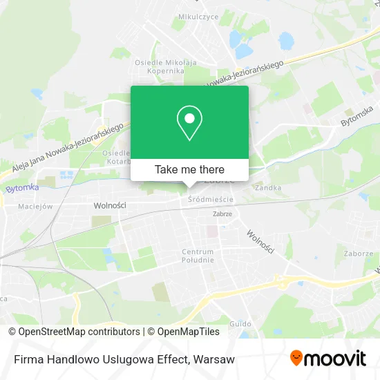 Карта Firma Handlowo Uslugowa Effect