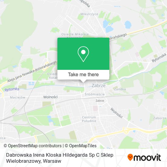 Dabrowska Irena Kloska Hildegarda Sp C Sklep Wielobranzowy map