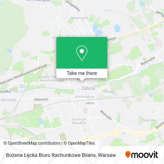 Bożena Łęcka Biuro Rachunkowe Bilans map