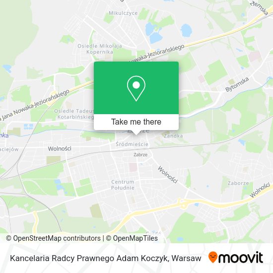 Kancelaria Radcy Prawnego Adam Koczyk map