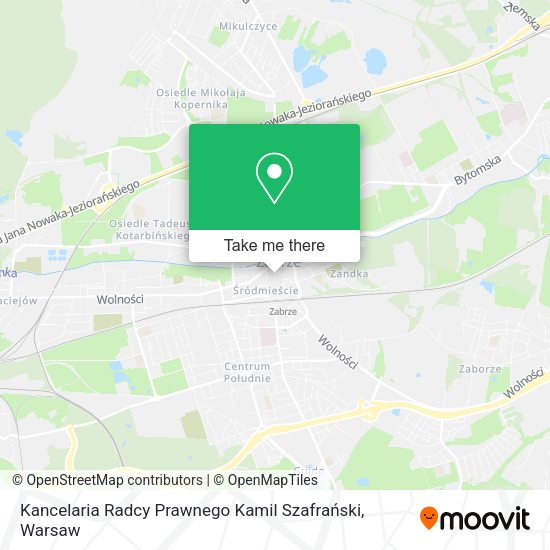 Kancelaria Radcy Prawnego Kamil Szafrański map