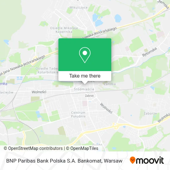 Карта BNP Paribas Bank Polska S.A. Bankomat