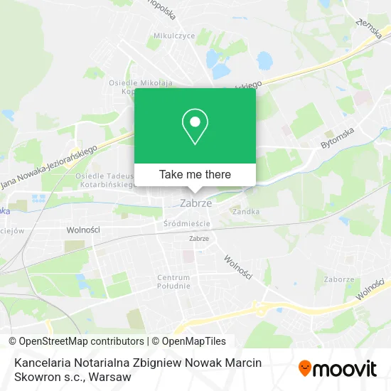 Карта Kancelaria Notarialna Zbigniew Nowak Marcin Skowron s.c.