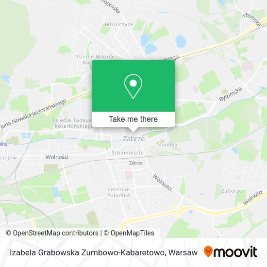 Izabela Grabowska Zumbowo-Kabaretowo map