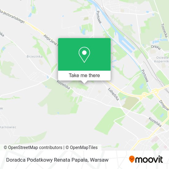 Doradca Podatkowy Renata Papała map