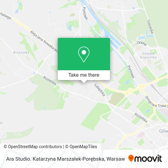 Ara Studio. Katarzyna Marszałek-Porębska map