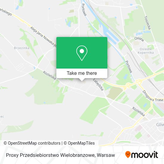 Proxy Przedsiebiorstwo Wielobranzowe map