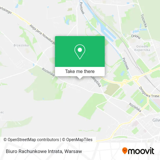 Карта Biuro Rachunkowe Intrata