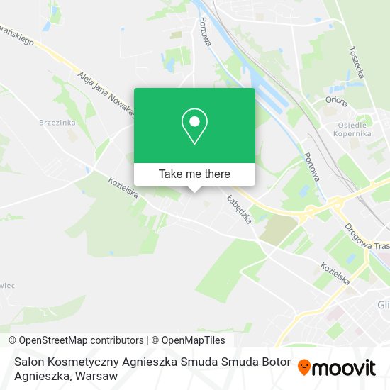 Salon Kosmetyczny Agnieszka Smuda Smuda Botor Agnieszka map