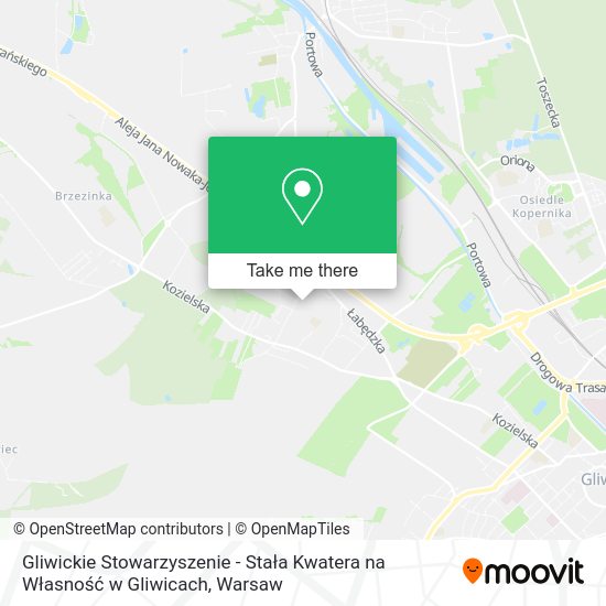 Gliwickie Stowarzyszenie - Stała Kwatera na Własność w Gliwicach map