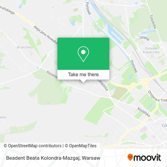 Beadent Beata Kolondra-Mazgaj map