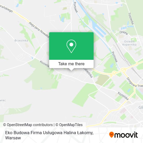 Eko Budowa Firma Usługowa Halina Łakomy map