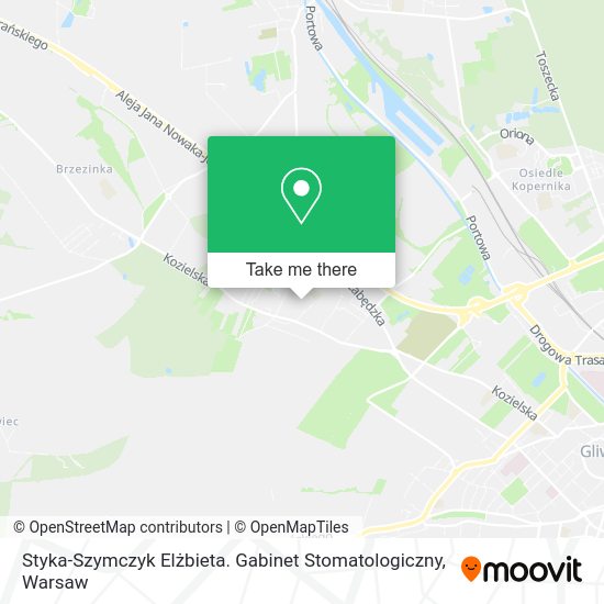 Styka-Szymczyk Elżbieta. Gabinet Stomatologiczny map