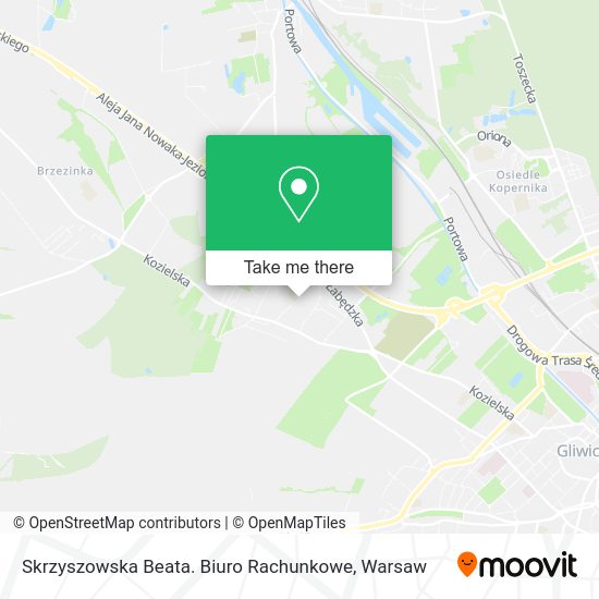 Skrzyszowska Beata. Biuro Rachunkowe map