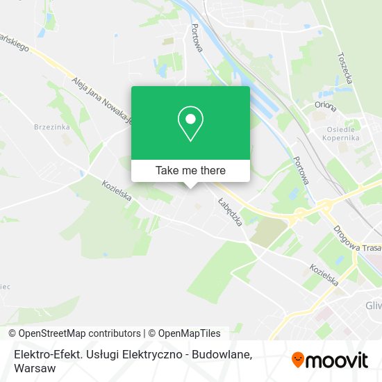 Elektro-Efekt. Usługi Elektryczno - Budowlane map