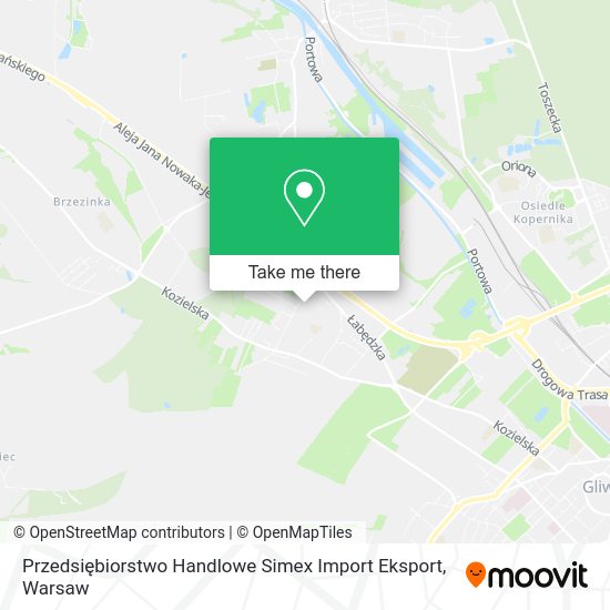 Przedsiębiorstwo Handlowe Simex Import Eksport map