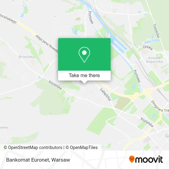 Bankomat Euronet map