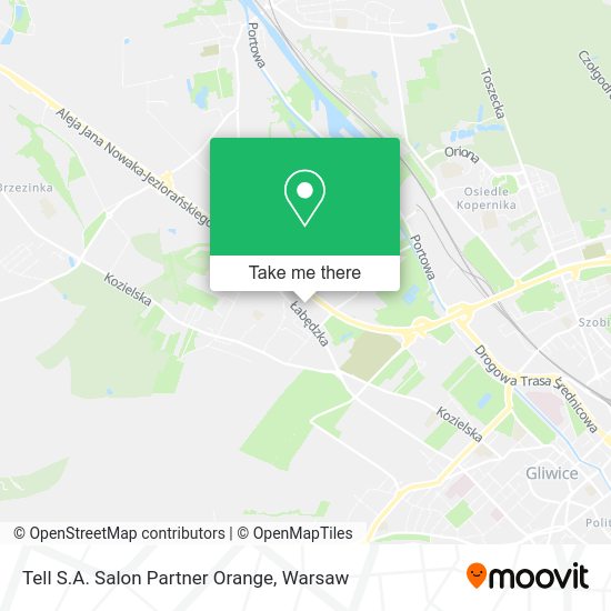 Tell S.A. Salon Partner Orange map