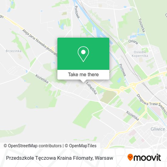 Карта Przedszkole Tęczowa Kraina Filomaty