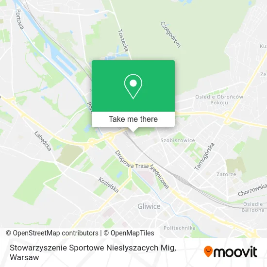 Stowarzyszenie Sportowe Nieslyszacych Mig map