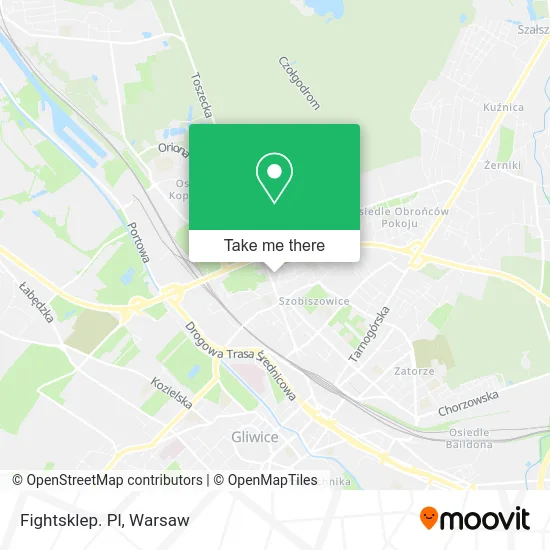 Карта Fightsklep. Pl