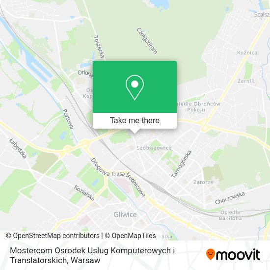 Mostercom Osrodek Uslug Komputerowych i Translatorskich map