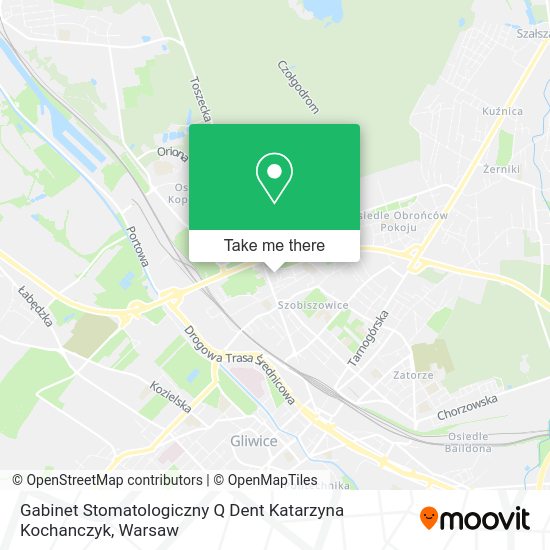 Gabinet Stomatologiczny Q Dent Katarzyna Kochanczyk map