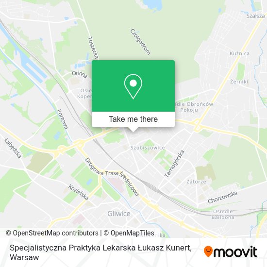 Specjalistyczna Praktyka Lekarska Łukasz Kunert map