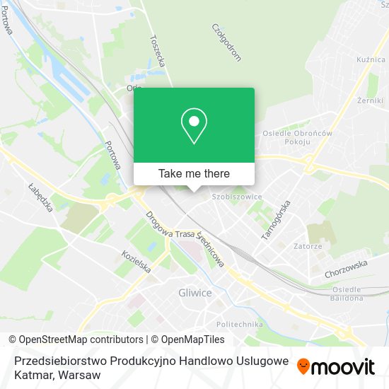 Przedsiebiorstwo Produkcyjno Handlowo Uslugowe Katmar map