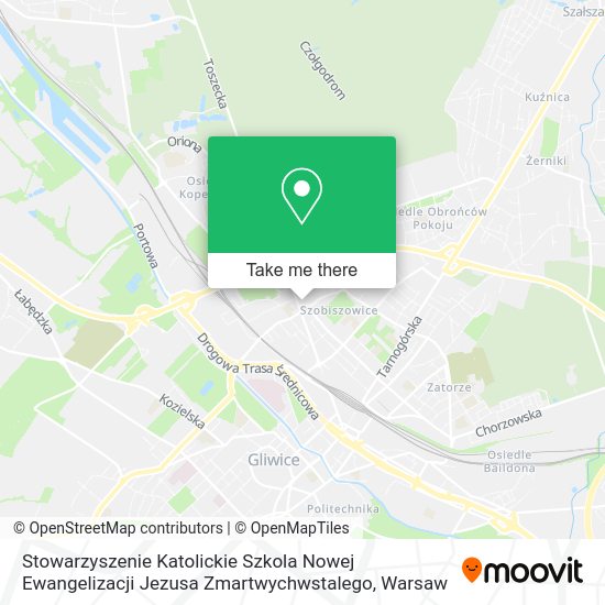 Stowarzyszenie Katolickie Szkola Nowej Ewangelizacji Jezusa Zmartwychwstalego map