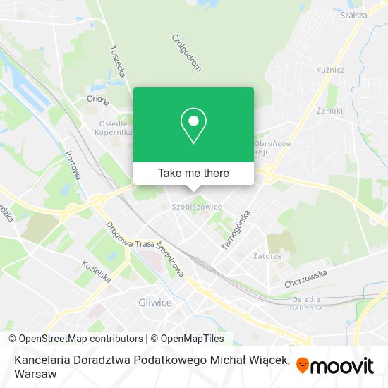 Kancelaria Doradztwa Podatkowego Michał Wiącek map