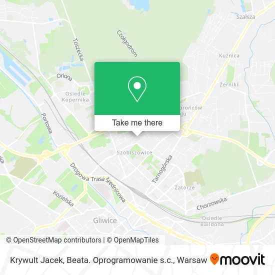 Карта Krywult Jacek, Beata. Oprogramowanie s.c.