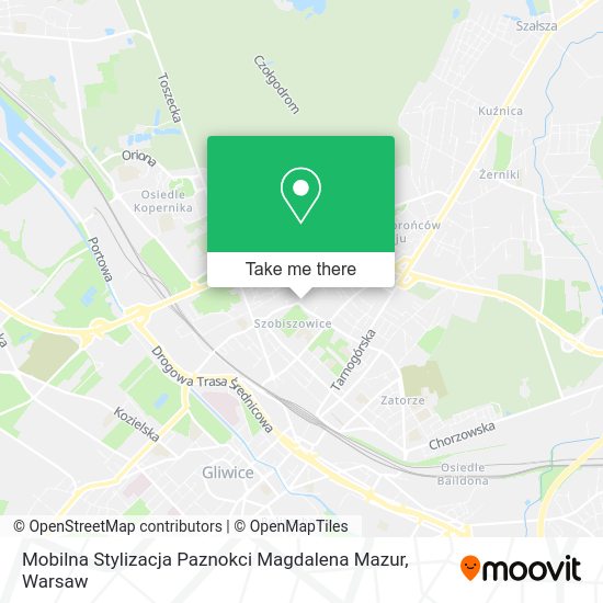 Карта Mobilna Stylizacja Paznokci Magdalena Mazur