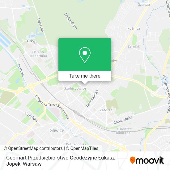 Geomart Przedsiębiorstwo Geodezyjne Łukasz Jopek map