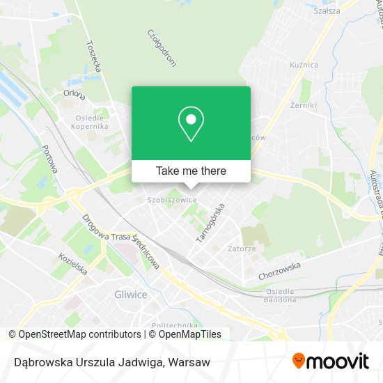 Dąbrowska Urszula Jadwiga map