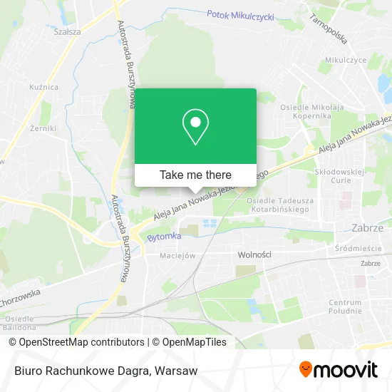 Карта Biuro Rachunkowe Dagra