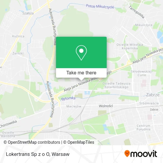 Карта Lokertrans Sp z o O