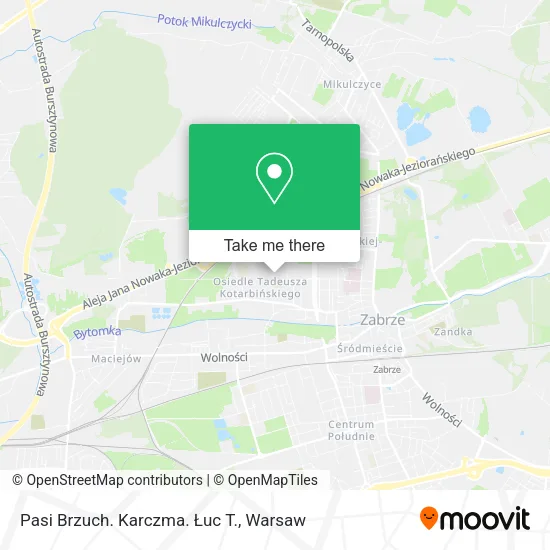 Pasi Brzuch. Karczma. Łuc T. map