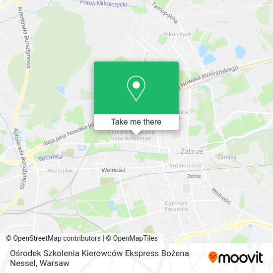 Ośrodek Szkolenia Kierowców Ekspress Bożena Nessel map