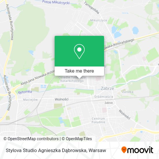 Stylova Studio Agnieszka Dąbrowska map