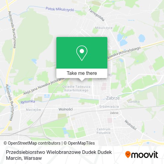 Przedsiebiorstwo Wielobranzowe Dudek Dudek Marcin map