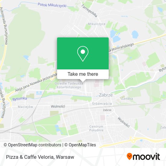 Pizza & Caffe Veloria map