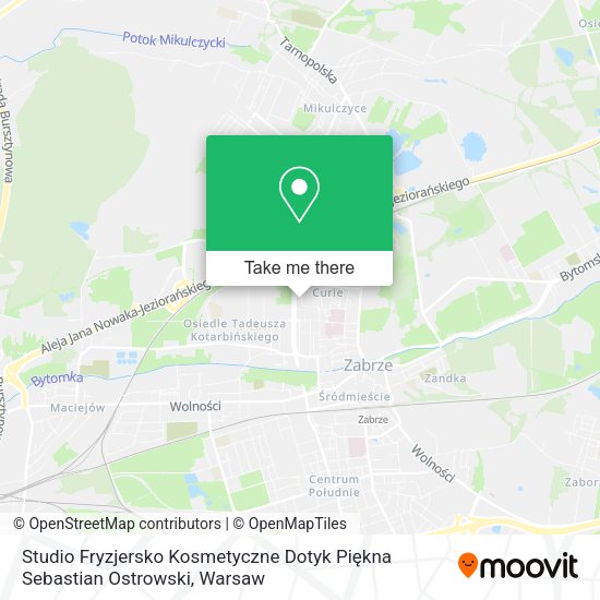 Studio Fryzjersko Kosmetyczne Dotyk Piękna Sebastian Ostrowski map