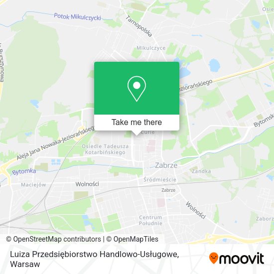 Luiza Przedsiębiorstwo Handlowo-Usługowe map