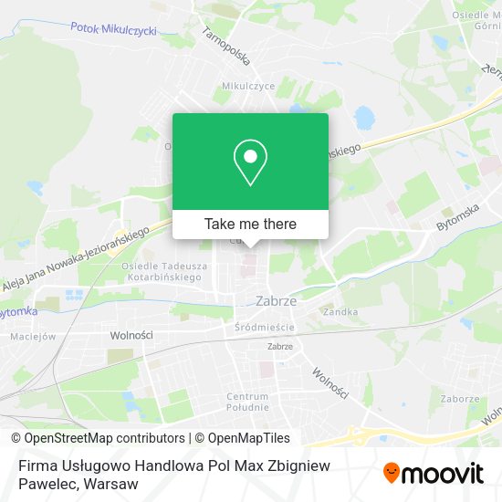 Firma Usługowo Handlowa Pol Max Zbigniew Pawelec map