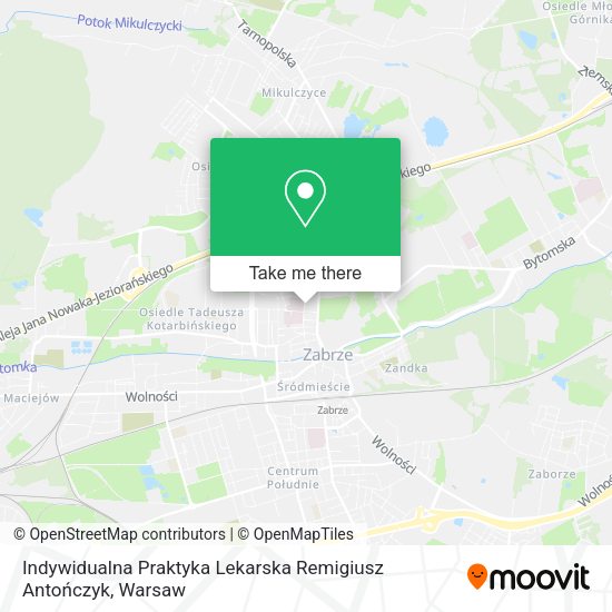 Indywidualna Praktyka Lekarska Remigiusz Antończyk map