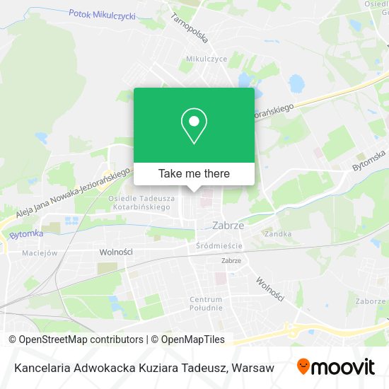 Kancelaria Adwokacka Kuziara Tadeusz map